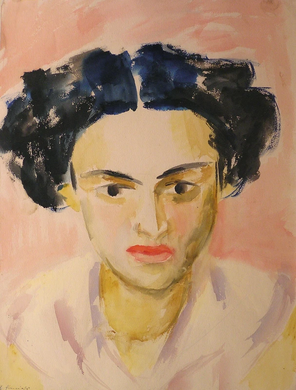 Suzanne Sanielevici (1927 ca), Aquarell