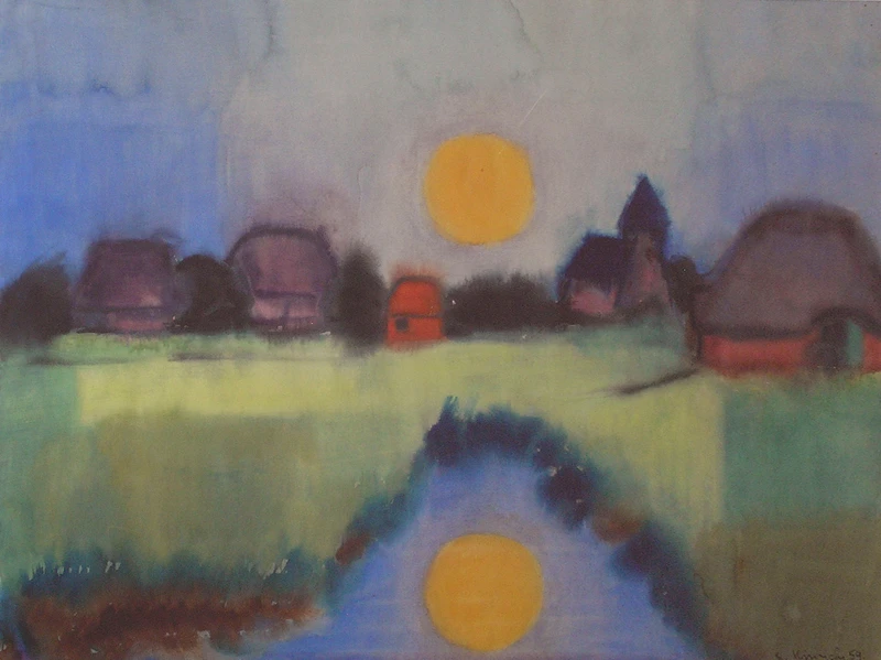 Mond* (1959), Aquarell
